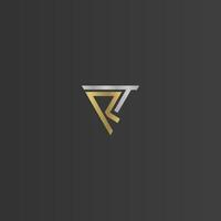 Alphabet Initials logo RT, TR, T and R vector