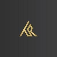 Alphabet Initials logo RT, TR, T and R vector