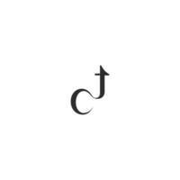 tc, Connecticut, t y C resumen inicial monograma letra alfabeto logo diseño vector