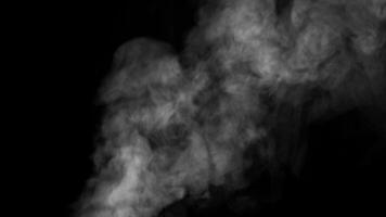 abstrakt rök dimma och dimma effekt virvlande overkligt former bakgrund video