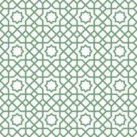 Seamless abstract geometric pattern in Islamic style vector