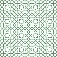 Seamless abstract geometric pattern in Islamic style vector