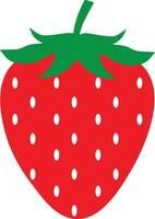 Strawberry fruit design. Strawberry fruit vector design.