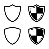 Shield Icon Vector Logo Template