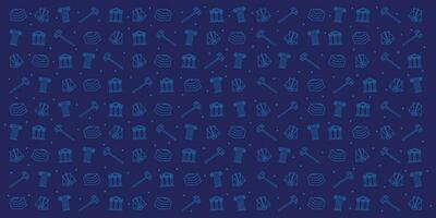 background with texture of lawyer symbols blue color design in vector