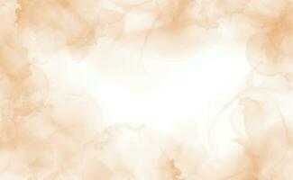 Peach abstract watercolor texture background. Vector beige watercolour pattern