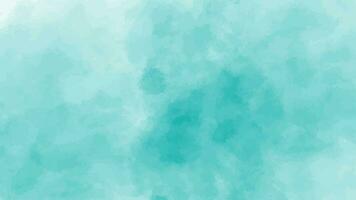 Mint abstract watercolor texture background. Green watercolour brush splash pattern vector