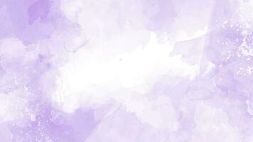 Abstract purple watercolor background. Pastel soft water color pattern vector