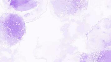 Abstract purple watercolor background. Pastel soft water color pattern vector