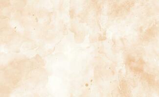 Peach abstract watercolor texture background. Vector beige watercolour pattern