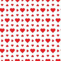 Hearts pattern seamless red and pink background for valentine day, texture for cloth fabric and textile, cover book, scrapbook, wrapping paper. vector