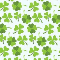 Clover leaf pattern green. Vector illustration texture for tablecloths, cloth fabric textile, cover book, scrapbook.