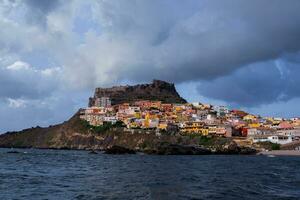 photo with beautiful landscape from the island of Sardinia, Italy