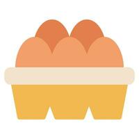 Egg Carton Grocery object illustration vector