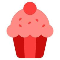 Cupcake object illustration vector