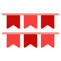 Garland object illustration vector
