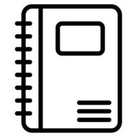 Notebook object illustration vector