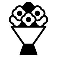 Bouquet object illustration vector