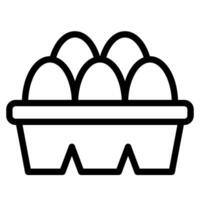 Egg Carton Grocery object illustration vector