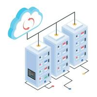 IOT Isometric Icon vector