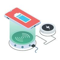 IOT Isometric Icon vector