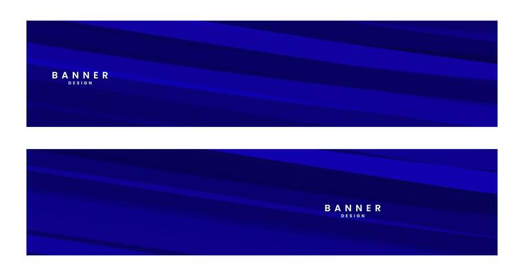 set of banners with abstract striped colorful background