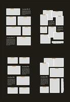 Pictures or photos frame collage. comics page grid layout abstract photo frames and digital photo wall template vector