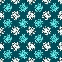 Floral surface pattern design for wrapping paper, packaging, fabrics, textiles vector