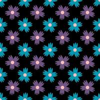 diseño de patrón de superficie floral para envolver papel, embalaje, telas, textiles vector