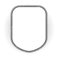 Free Vector Blank Badge Label Shape