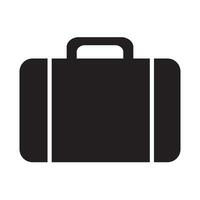 suitcase icon logo vector design template