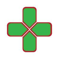cross logo icon vector design template