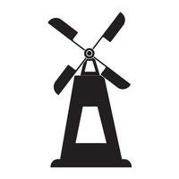 windmill icon logo vector design template