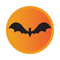 bat icon logo vector design template