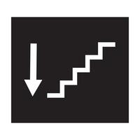 plantilla de diseño de vector de logotipo de icono de escaleras