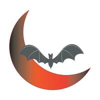 bat icon logo vector design template