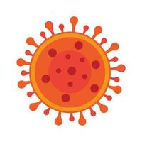 virus icon logo vector design template