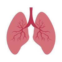 lungs icon logo vector design template