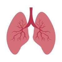 plantilla de diseño de vector de logotipo de icono de pulmones