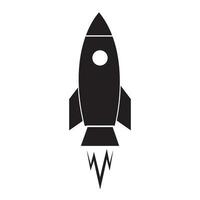 rocket icon logo vector design template