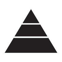 pyramid icon logo vector design template