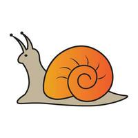 caracol icono logo vector diseño modelo