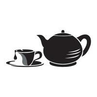 teapot icon logo vector design template