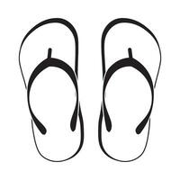 slippers icon logo vector design template