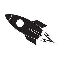 rocket icon logo vector design template