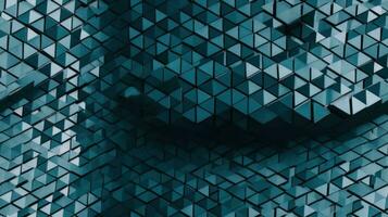 AI Generated Abstract Modern Geometry Exterior Architecture. Abstract business interior in minimalism. AI Generative. photo