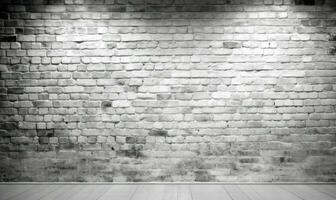 AI Generated Texture, brick, wall, it can be used as a background. Brick texture with scratches and cracks.AI Generative photo