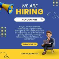 Hiring LinkedIn Post template
