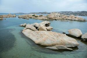 photo with beautiful landscape from the island of Sardinia, Italy