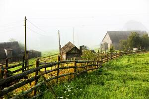 Summer landscape in the Carpathian mountains. View of the mountain peak Hoverla. Bautiful Ukrainian mountain Carpathian Hoverla. photo